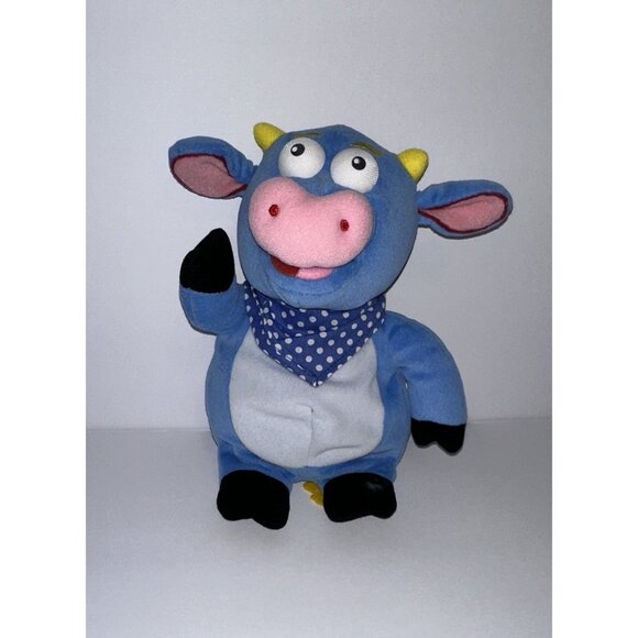 Dora the Explorer Benny the Blue Bull 10” 2002 Gund Plush Cow Hard To Find Rare - Picture 1 of 11